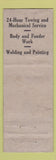 Matchbook Cover - Mid Way Garage La Salle IL WORN