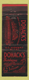 Matchbook Cover - Dohack's BBQ St Louis MO WEAR