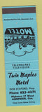 Matchbook Cover - Twin Maples Motel Arnprior ON