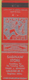 Matchbook Cover - Saginaw Store MN Appliances