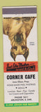 Matchbook Cover - Corner Cafe Arlington SD Great Dane