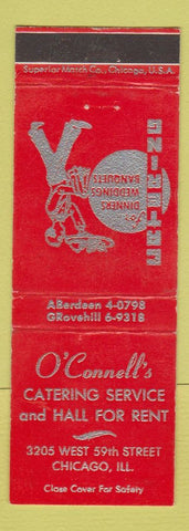 Matchbook Cover - O'Connell's Catering Chicago IL