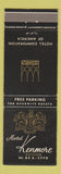 Matchbook Cover - Hotel Kenmore Boston MA