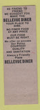 Matchbook Cover - Bellevue Diner Montgomeryville PA