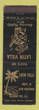 Matchbook Cover - Latin Villa Delaware Township NJ WEAR