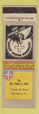 Matchbook Cover - Luthern Church Rev Robert Wolf Harrisburg PA
