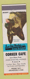 Matchbook Cover - Corner Cafe Arlington SD German Shepherd