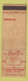 Matchbook Cover - One 17 Long Beach CA JW Graves
