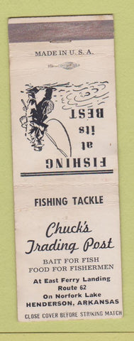 Matchbook Cover - Chuck's Trading Post Henderson AR