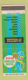 Matchbook Cover - Mr Perky's Pancake House