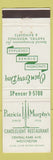 Matchbook Cover - Patria Murphy's Candlelight Restaurant Westchester NY