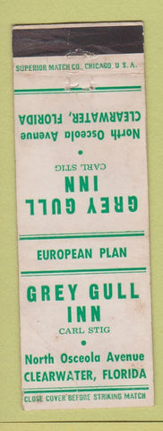Matchbook Cover - Grey Gull Inn Clearwater FL WEAR