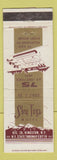 Matchbook Cover - Sk Top Motel Kingston NY