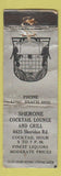 Matchbook Cover - Sherone Cocktail Lounge and Grill WORN