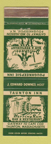 Matchbook Cover - Dutchess Bar Restaurant Herring Run Taunton MA Poughkeepsie NY