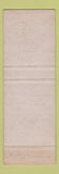 Matchbook Cover - Street's Grocery Market Whitefish MT WEAR SAMPLE