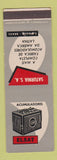 Matchbook Cover - Elsat Auto Car Batteries Sao Paulo Brazil