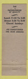 Matchbook Cover - Swedish House Chicago IL Viking Bar