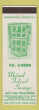 Matchbook Cover - Mutual Federal Savings Washington DC