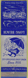 Matchbook Cover - Long Beach City Employees Credit Union CA