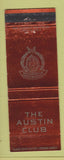 Matchbook Cover - The Austin Club WEAR