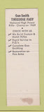 Matchbook Cover - Accuracy Gun Shop Long Beach CA WEAR