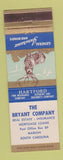 Matchbook Cover - Hartford Insurance Bryant Company Marion SC