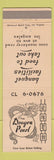 Matchbook Cover - Dragon Pearl Chinese Restaurant Los Angeles CA