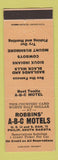 Matchbook Cover - Robbins ABC Motels Philip SD