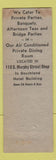 Matchbook Cover - Webb Waffle Shop Dallas TX