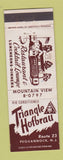Matchbook Cover - Triangle Hofbrau Pequannock NJ