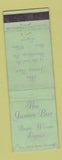 Matchbook Cover - James Bar Harrisburg PA WEAR