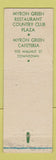 Matchbook Cover - Myron Green Restaurants Kansas City MO POOR
