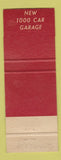 Matchbook Cover - Empire Room Rice Hotel Houston TX