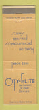Matchbook Cover - City Elite Laundry Denver Colorado