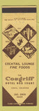 Matchbook Cover - Cosgriff Hotel Craig Colorado