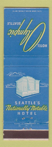 Matchbook Cover - Hotel Olympic Seattle WA