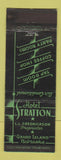 Matchbook Cover - Hotel Stratton Grand Island NE