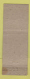 Matchbook Cover - Hotel Stratton Grand Island NE