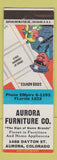 Matchbook Cover - Aurora Furniture Company Colorado