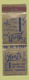 Matchbook Cover - Lantz Laundry Dry Cleaning Denver Colorado