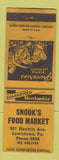 Matchbook Cover - Snook's Food Market Lewiston PA WEAR