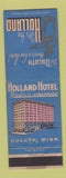 Matchbook Cover - Holland Hotel Duluth MN