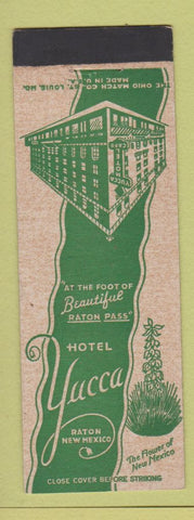 Matchbook Cover - Hotel Yucca Raton NM