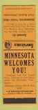 Matchbook Cover - Traveler's Motel Park Rapids MN Perkins Americana