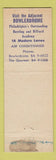 Matchbook Cover - The Gourmet Restaurant Philadelphia PA WEAR