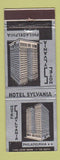 Matchbook Cover - Hotel Sylvania Philadelphia PA