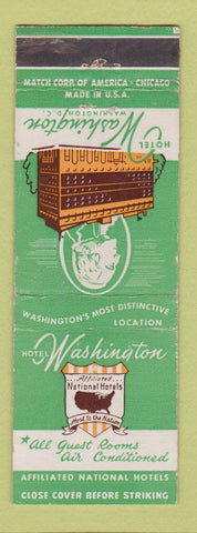 Matchbook Cover - Hotel Washington DC