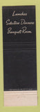 Matchbook Cover - The New Grove Les Brainard's Restaurant Seattle WA