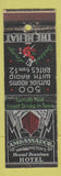 Matchbook Cover - The Hi Hat Ambassador Hotel Washington DC WEAR